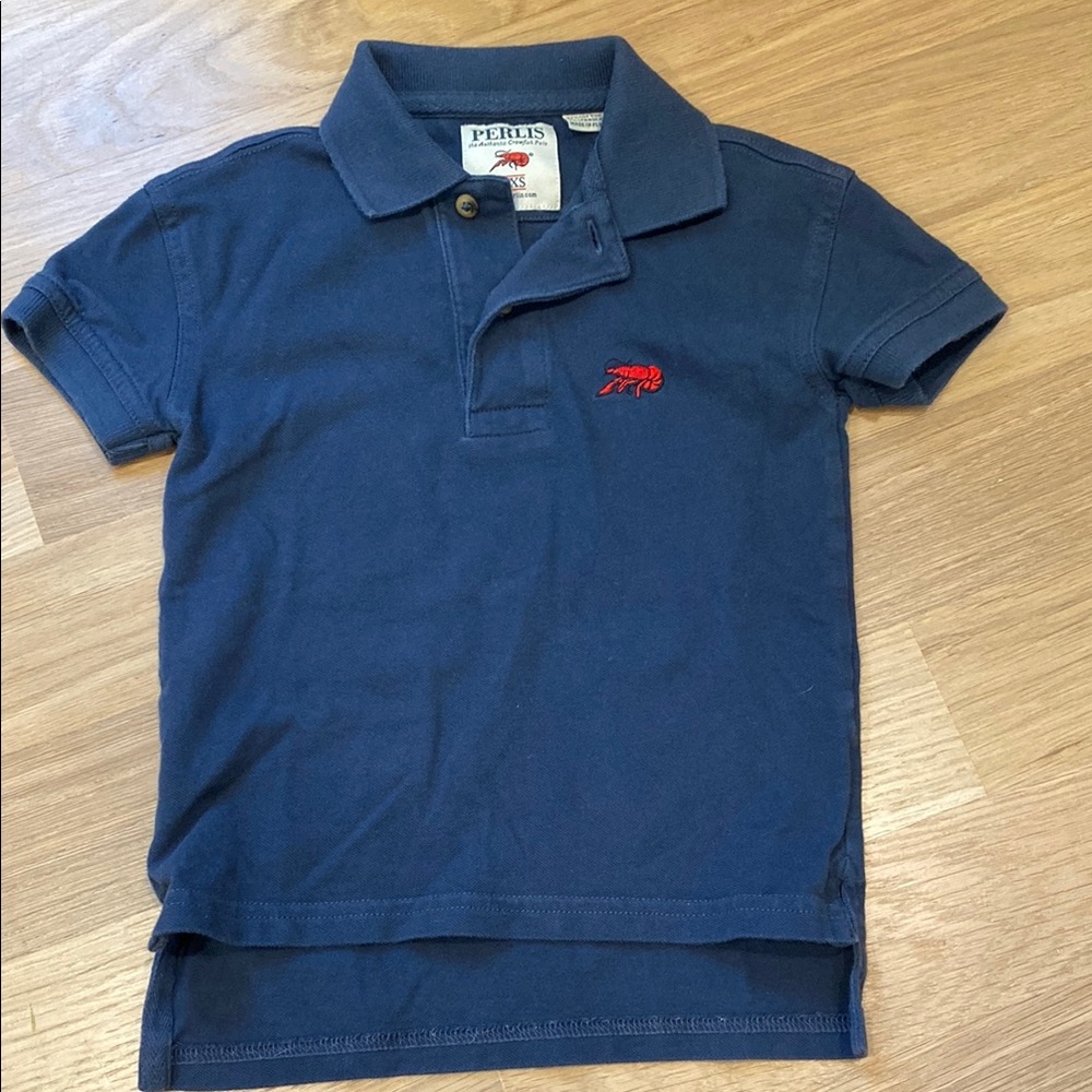 perlis youth XXS navy polo